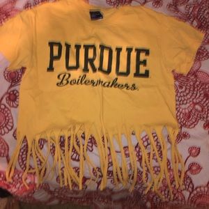 Cropped Purdue top